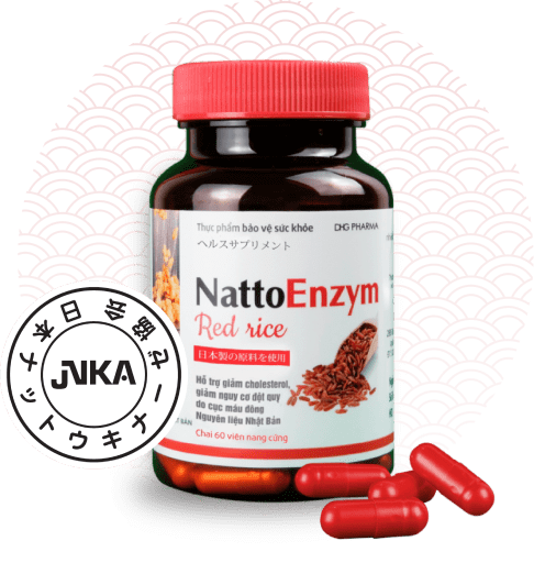 NattoEnzym Red Rice – Hỗ trợ giảm cholesterol, giảm nguy cơ đột quỵ